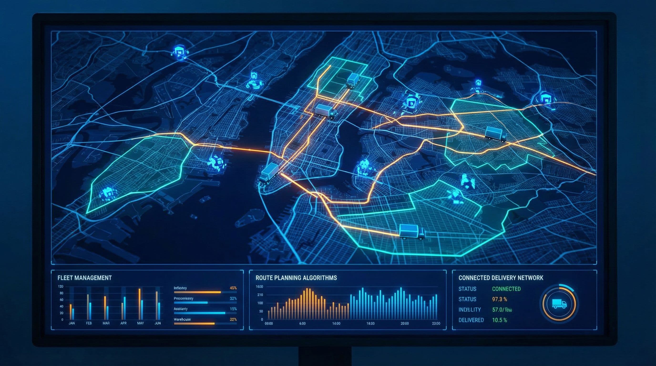 Logistiek optimaliseren met geocoding