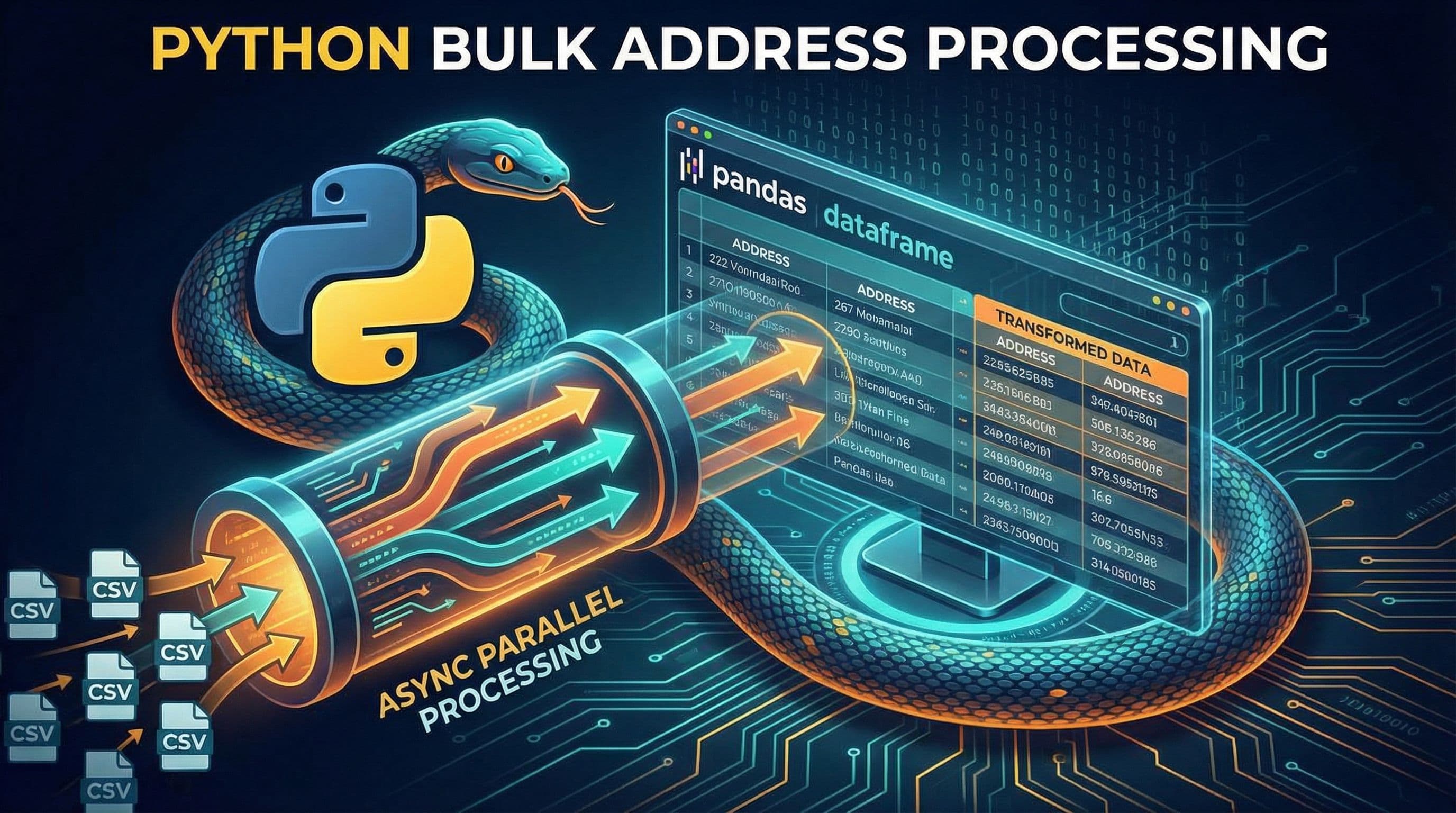 Python scripts voor bulk adresverwerking